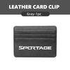 RVGH1 Portable Leather Multi Slot Credit Card Holder Wallet Gift For KIA Sportage 2016 2017 2018 Sephia Stonic Carens