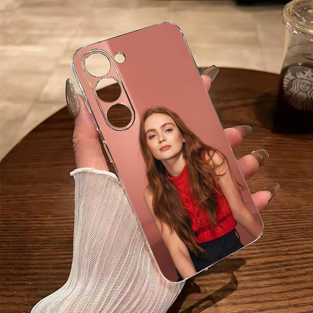 

Actress-Sadie Sink Clear Soft Silicone Phone Case for Samsung Galaxy A71, A70, A52, A51, A40, A30 Samsung a12