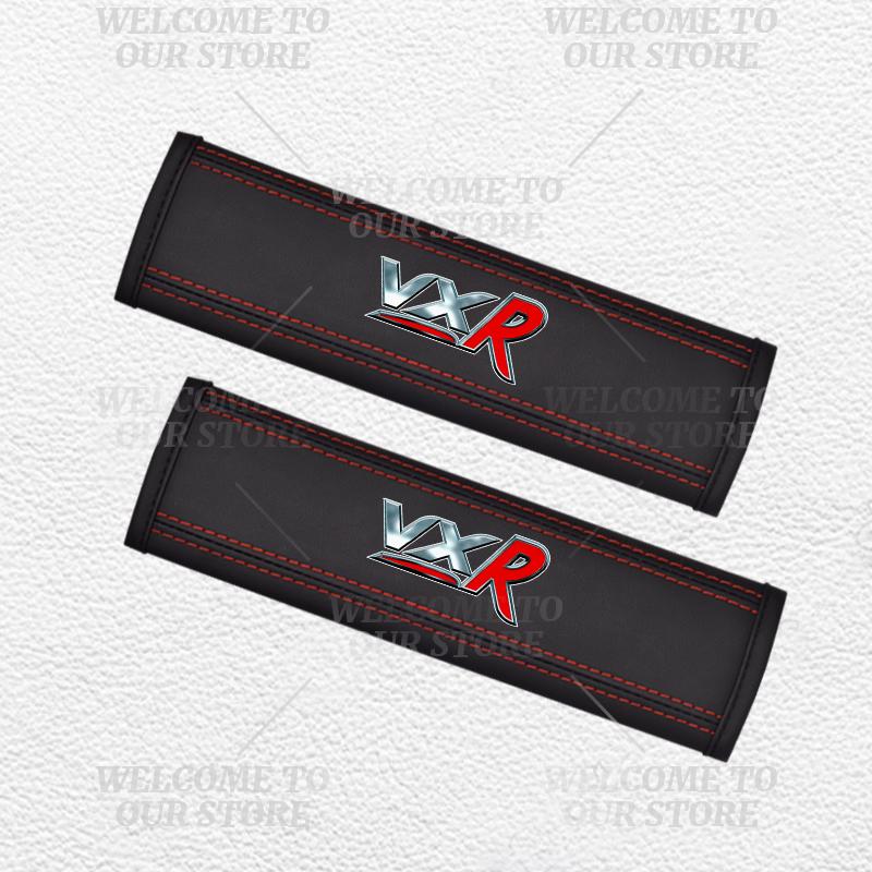 

2pcs Car Interior VXR GTC Emblem Seat Belt Cover Safety Belt Shoulder Protector Mats For Opel Insignia Mokka Zafira Vauxhall OPC