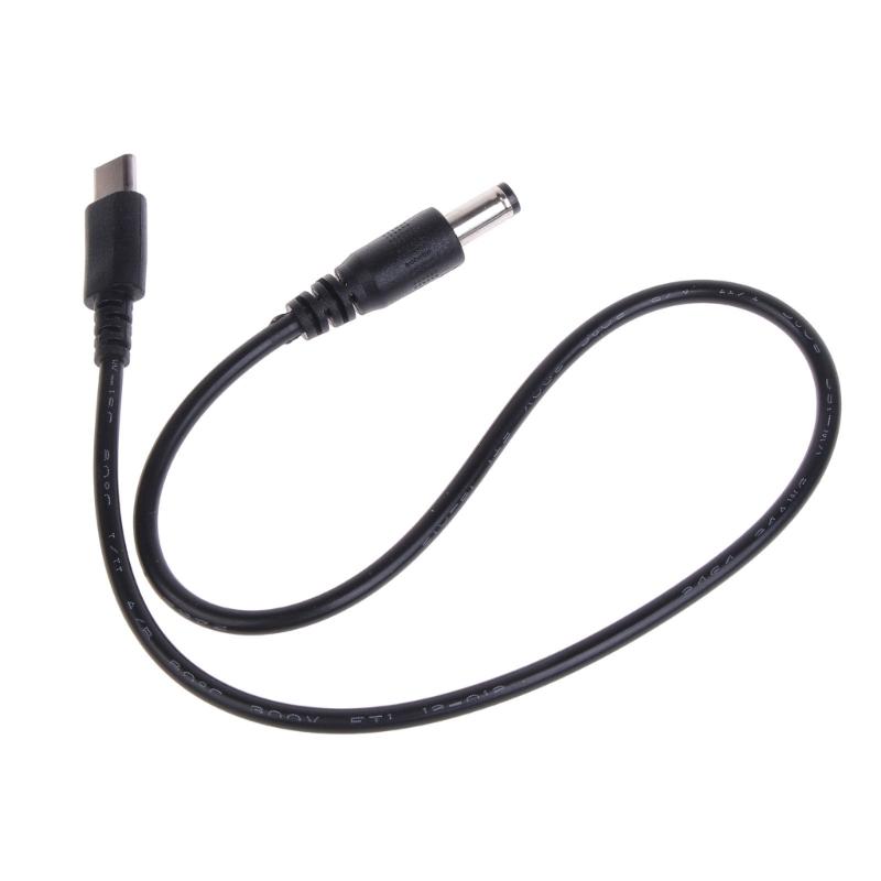 USB Type C to DC5.5x2.1mm Power Cable for Routers, Cameras Fans USB 5V9V12V1.5A Input Type C 5V9V12V3A Input