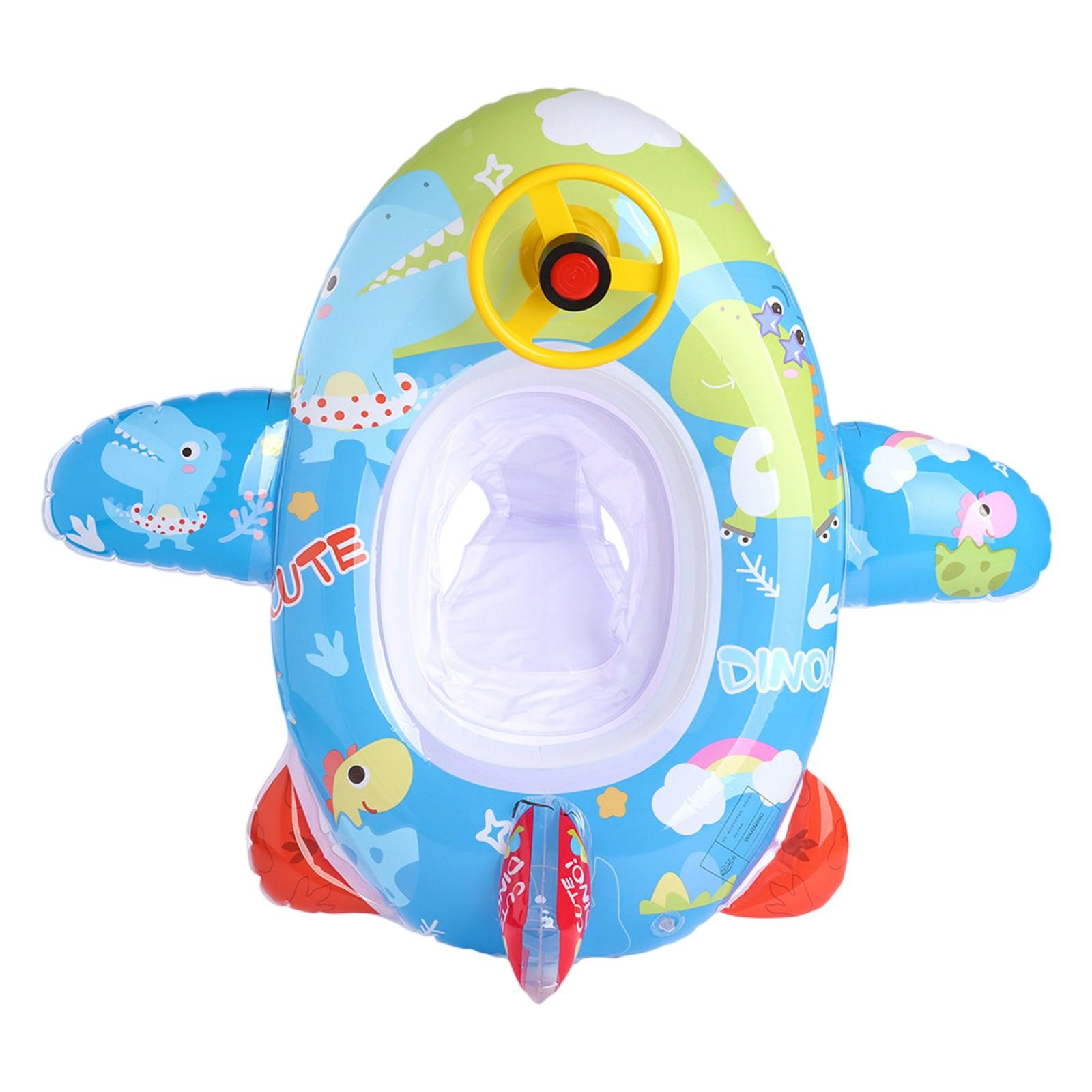 

Детский надувной бассейн, плавательный круг, динозавр, самолет, летняя вода, надувная игрушка One Size