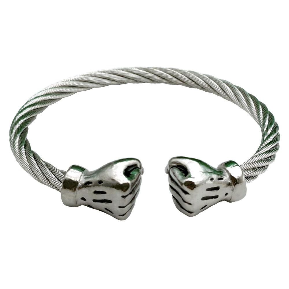 European  American Fashion Men s Stainless Steel  Titanium Wire Bracelet