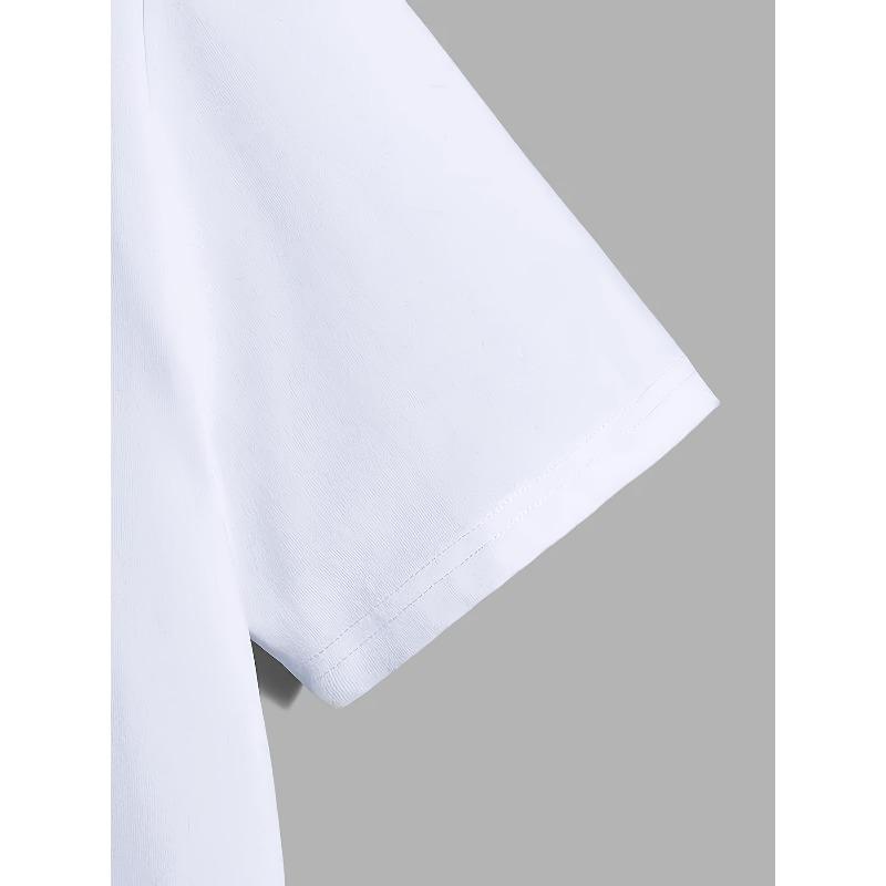 European sizes Fish Pattern Men's T-shirt For Summer Outdoor, Casual Male Clothing Comfortable Fashionable Tee Tops for Men
