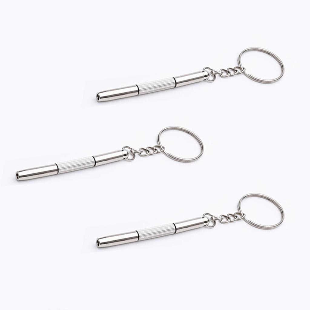 LeTradeJP Precision Eyeglass Screwdriver Trinity Repair Eyeglass Portable Screwdriver for and Smartphones 3-Piece Set, Multi-Function Screwdriver,