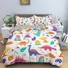 Cute Cat Bedding Set 2-3Pcs Bedroom Quilt Cover Set Single Double Size Polyester Duvet Cover Pillowcase for Adult Boy Girl