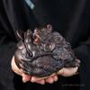 Purple Sand Tea Pet Ornament, Animal Dragon Pixiu Creative Tea Play Mini Tea Set Accessories , Boutique Mud Small Ornaments, 1Pc