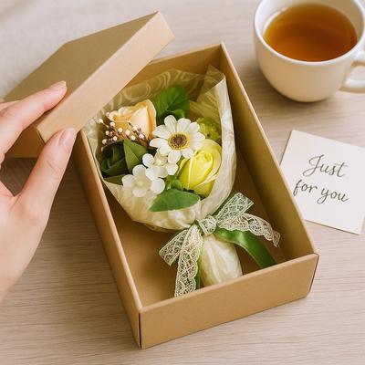 Hand Soap Flower Bouquet Boxed