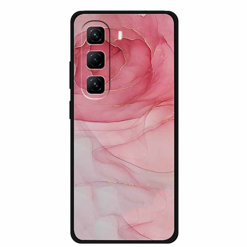 

Soft Silicone Phone Case for INFINIX HOT 60 Pro TPU Back Case for Infinix Hot60 Pro Shell Cover Bumper Coque Color Texture Cover Hot 60 Pro