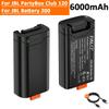 6000mAh Spare Battery For JBL PartyBox Club 120 Battery JBL Battery 200 Spare Battery with TYPE-C Input For Portable Speaker