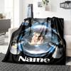 Customiz Name Personality Jul rapper Blanket Soft &Warm Sofa Office Bed Travel Lunch Break Blanket, Gift Suitable All Seasons