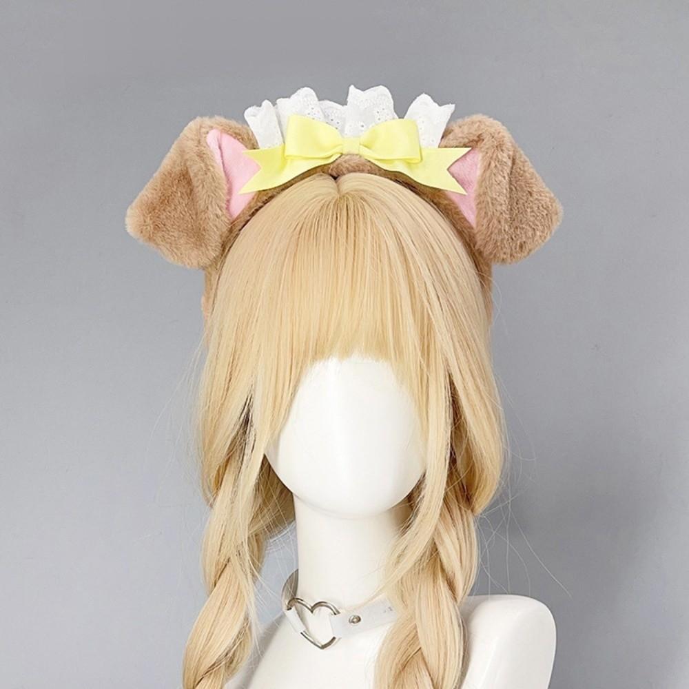 Chef Cap Hair Band Fluffy Cosplay Head Hoop New Dog Ear Headband  Cosplay Performance
