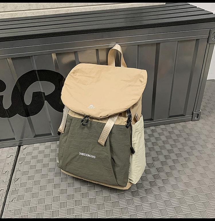 

Школьный рюкзак новая корейская версия легкий уличный рюкзак водонепроницаемый универсальный большой вместимости школьная сумка для отдыха путешествий походов альпинизма хаки