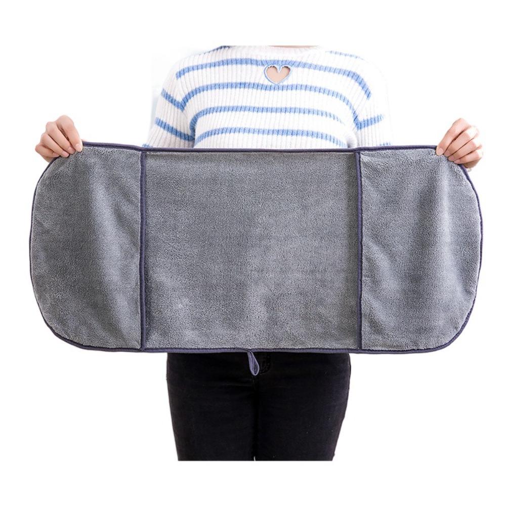 

Highly Absorbent Coral Velvet Dog Towel Microfiber Cat Cleaning Towel Drying Dogs сірий