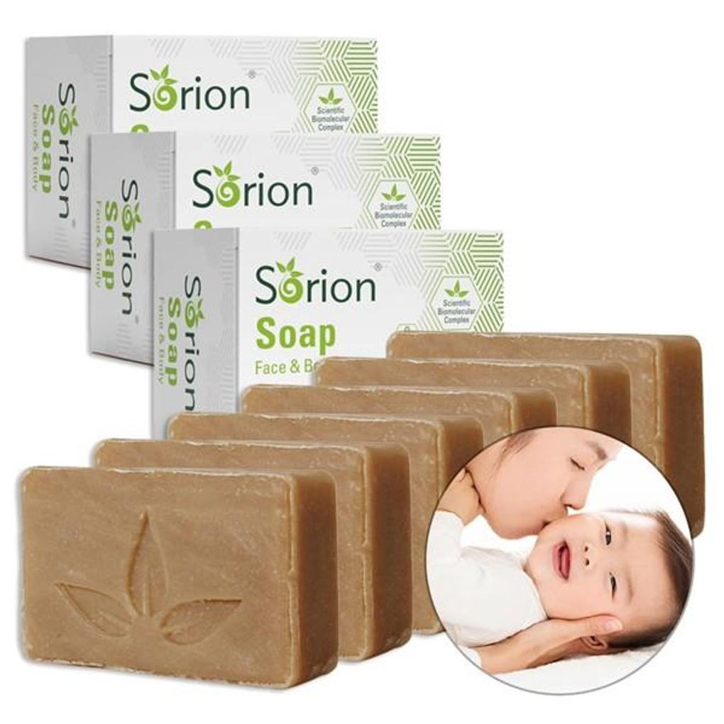 S-ON Кокосовое масло, Питательное мыло с корнем клематиса 600г 200g