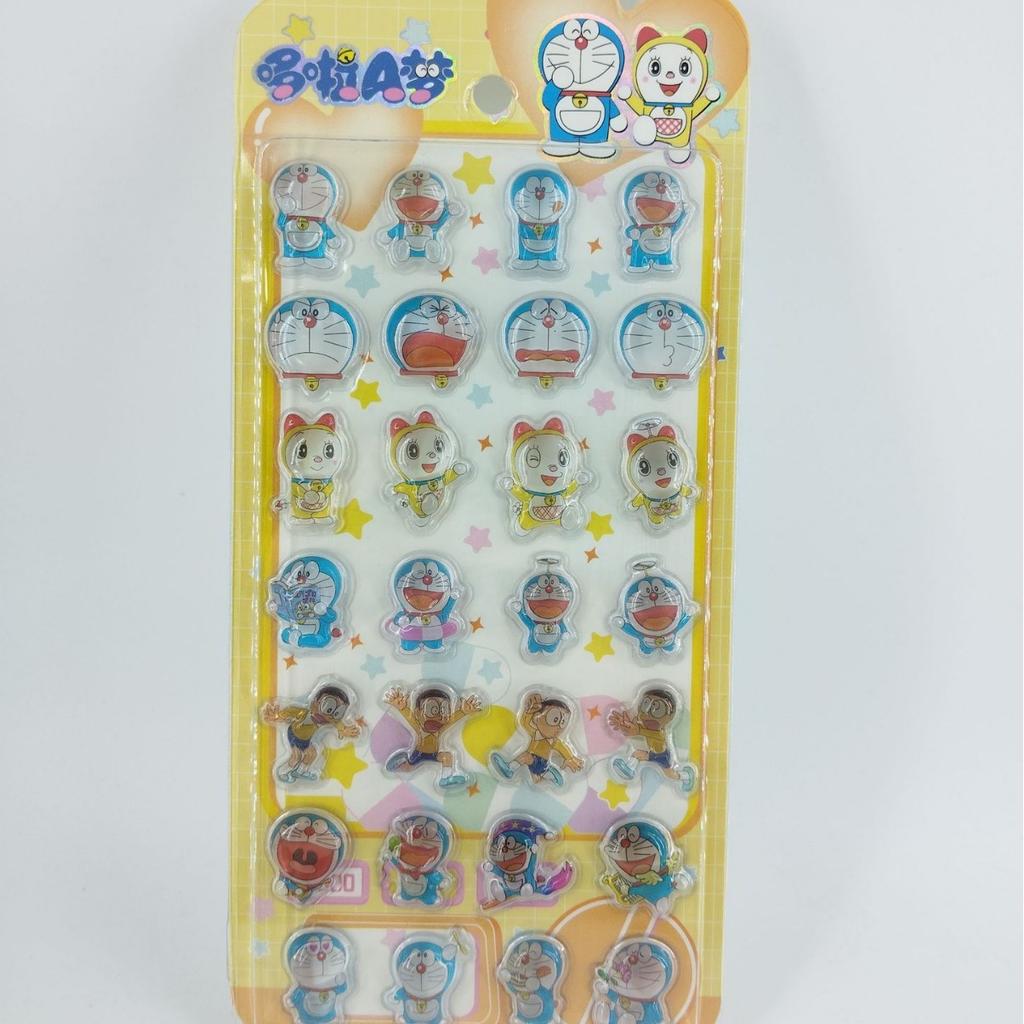 Cute 3D Cartoon Doraemon & Zootopia Stickers, Kids Reward & Journal Decor, Waterproof DIY Scrapbooking Stickers for Crafts