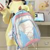 Children's Schoolbags Elementary School Students  Girls' High Looking Color Blocking Backpacks