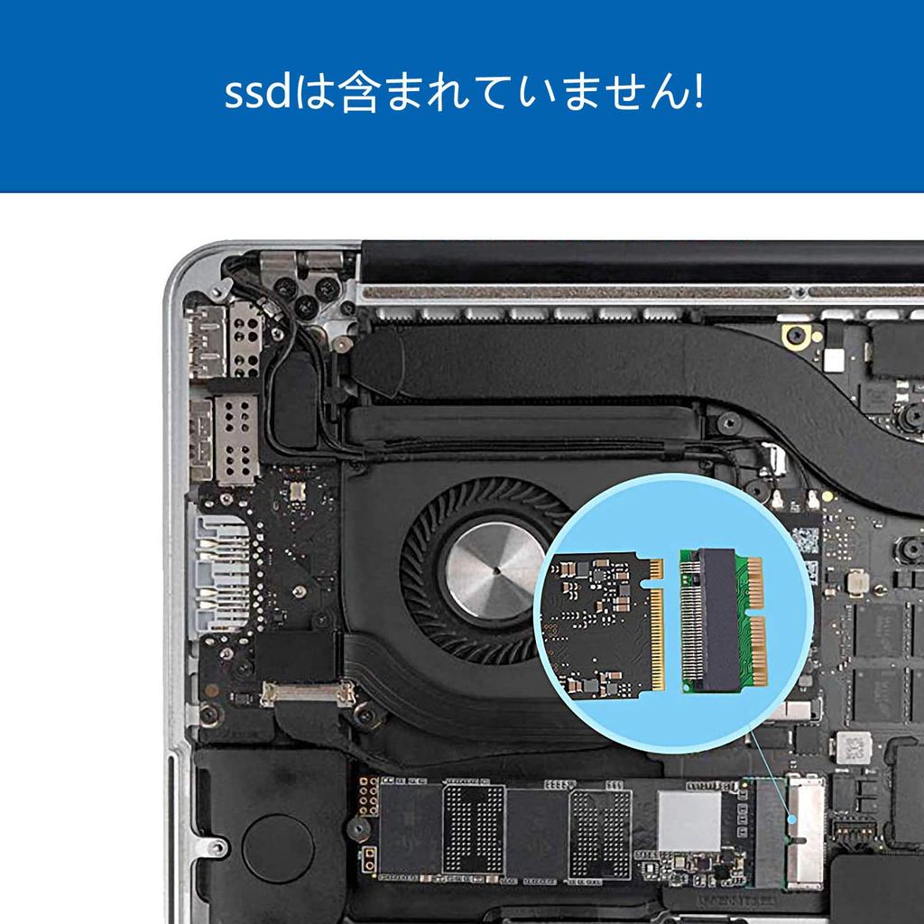 NVMe SSD Conversion Pin NGFF SSD Conversion Card Replacement for MacBook Air Pro Retina Mid 2013 2014 2015 2016 NVMe AHCI SSD Upgrade Kit for A1465