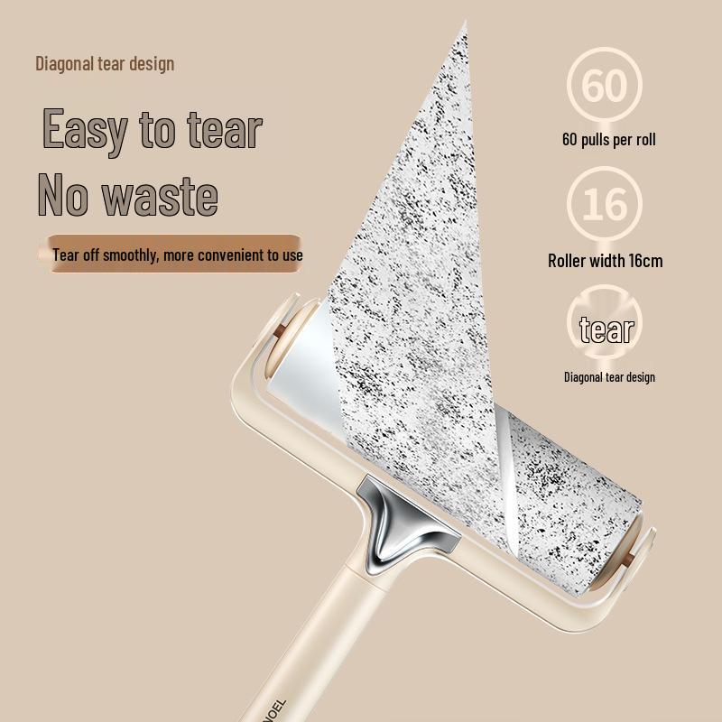 Neuling-Spezial: Fusselrolle mit langem Griff für Bett & Katzenhaare