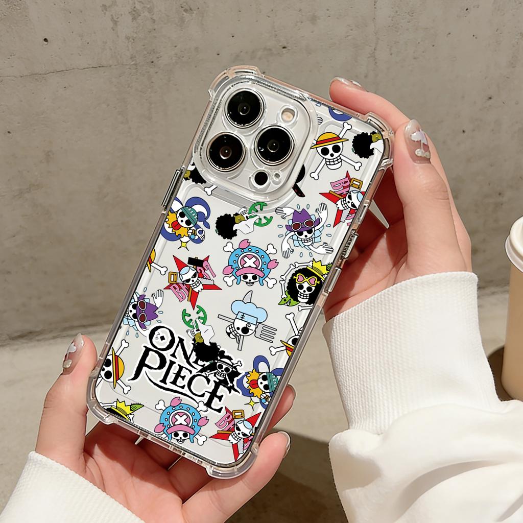 Anime Luffys Zoros Phone Case For iPhone 17 16e 16 15 14 13 12 11 Mini Air Pro Max X XR XSMax 7 8 Plus Anti Fall Clear