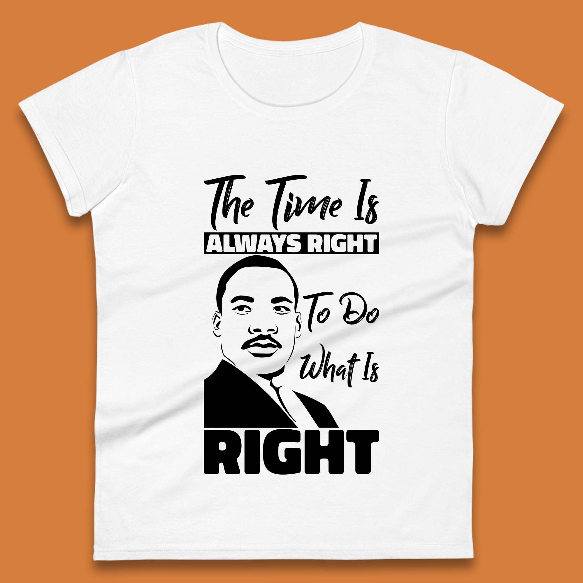 Martin Luther King Jr Quote Womens T-Shirt Mens Tops Tees Unisex 4XL
