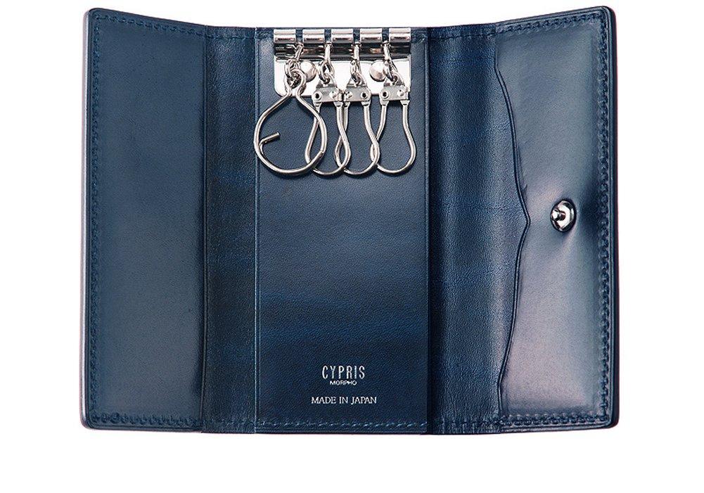 

КИПР Кожа Bridle Luga Наплечный Ключ День Рождения Парень Черный x 6275 & Чехол, Кожа, Подарок отцу, Подарок, Подарок, Темно-синий,