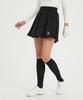 I Parka Black Spiral Pleated Skirt