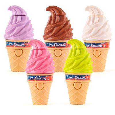 Ice Cream Flying Bamboo Dragonfly Flash Frisbee, Parent-child Outdoor Leisure Ice Cream Rotating Flash Frisbee
