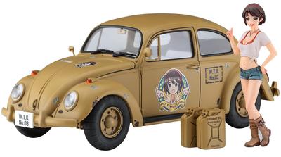 Hasegawa Wild Egg Girls Volkswagen Coccinelle Rei Hasumi 1 Figurine Maquette Plastique SP488 1/24 N°03 avec
