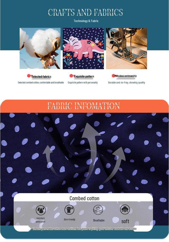2026 Girls' Summer Cartoon Embroidery Dress: Stylish Academy Style for Kids