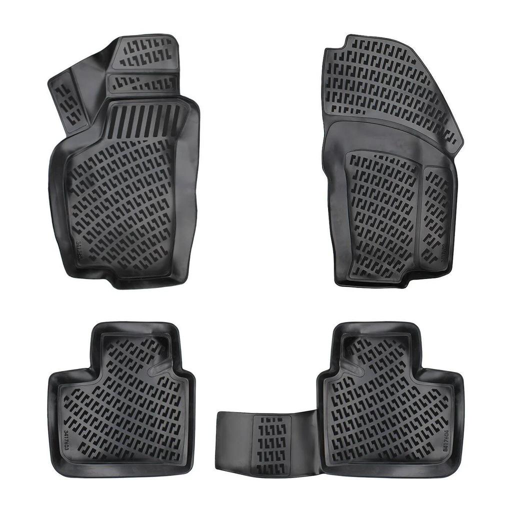A3 (2013-2020) High-Quality and Durable Rubber Car Floor Mats - Odorless, Non-Slip, Long-Lasting