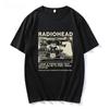 ZX TEE Radiohead T Shirt Men Vintage Classic Tees North America Tour Rock Boy Women's TShirt Camisetas Hombre Hip Hop Street Casual Top