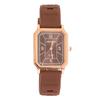 Fashion Versatile Ladies Watch Rectangle Casual Silicone Strap Quartz Watch Schoolgirl Watch