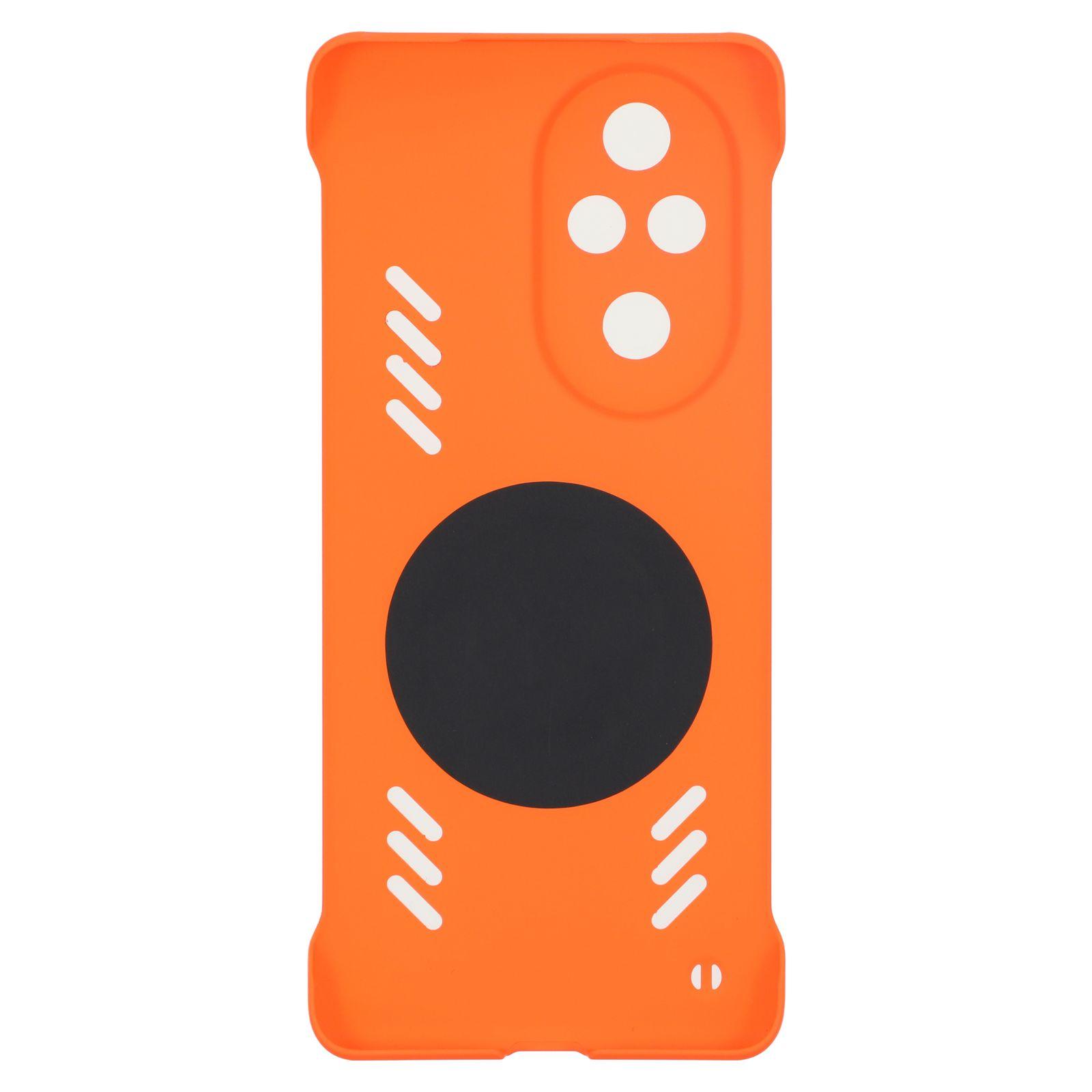 

For Honor 200 Pro 5G Case Hard PC Frameless Heat Dissipation Phone Cover Orange