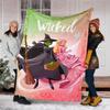 1pc The Wizard of Oz1 Theme Blanket - Digital Print, Polyester, Cozy for All Seasons, Perfect for Outdoor, Camping, and Travel