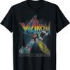 Camiseta Gráfica Voltron Retro Defender Rainbow Camiseta