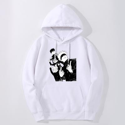 Jujutsu Kaisen Gojo Satoru Anime Graphic Hoodies Vintage Oversized Hooded Hip Hop Long Sleeves Cotton Hoodie Men Women Clothes