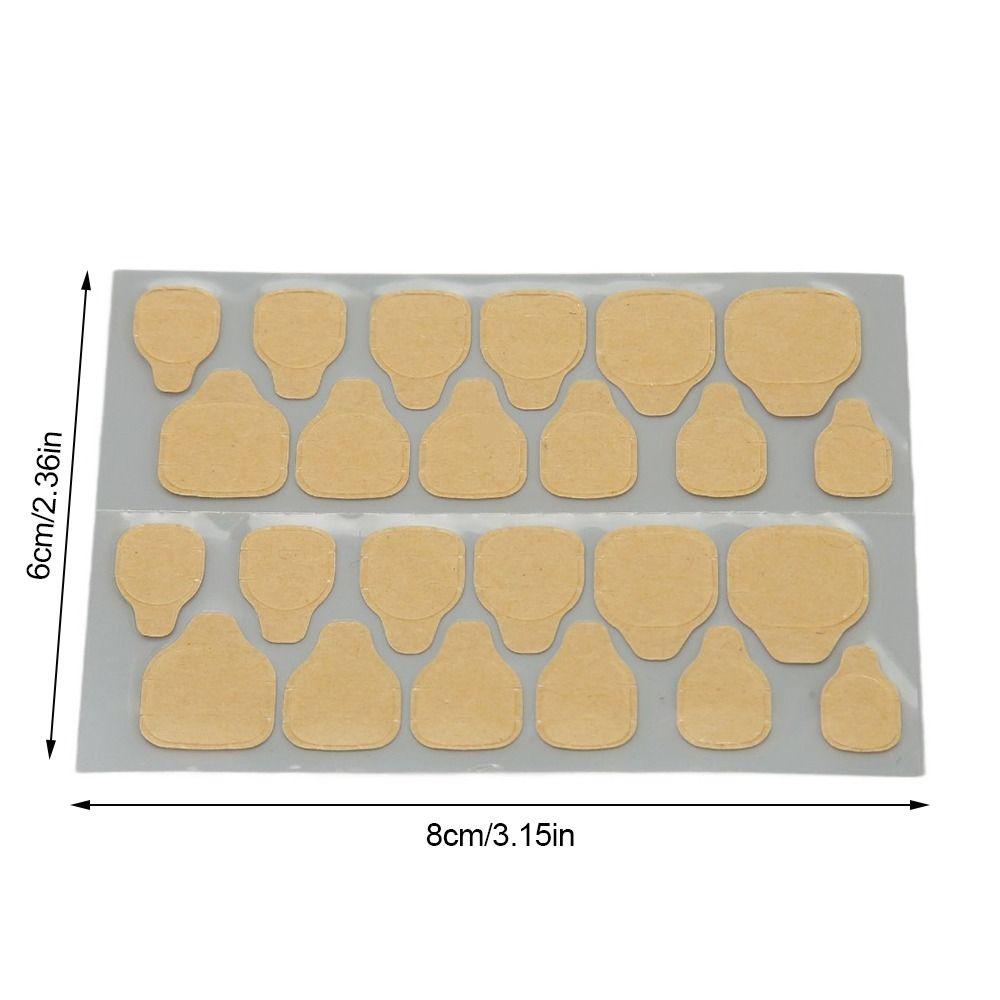 25PCS Long Lasting Adhesive Performance Transparent Nail Adhesive Tabs Home DIY Manicure Assembly