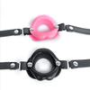 Open Mouth Gag Oral Fixation With Belt Sex Toys Silicone Lips O-Ring BDSM Slave Stuffed Adult Games For Couples Flirting