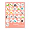 Kids Learning Education Posters English Letters and Numbers Canvas Painting Nordic Nursery Baby Bedroom Wall Art Home Decor
