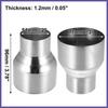 Universal 2 ID to 3" ID Stainless Steel Exhaust Pipe Adapter Reducer Connector