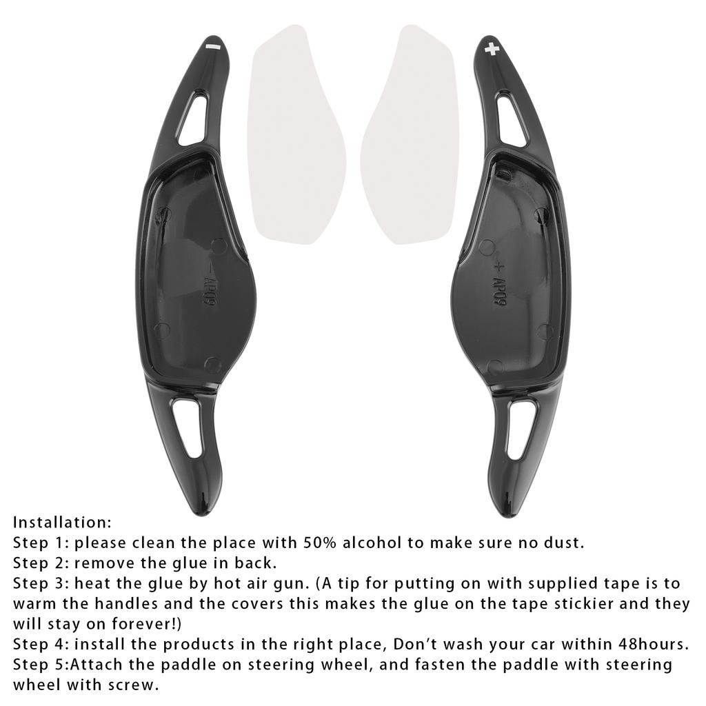 Estensioni Paddle Cambio Volante Per BMW G20 G21 G30 G31 F40 F22 Nero