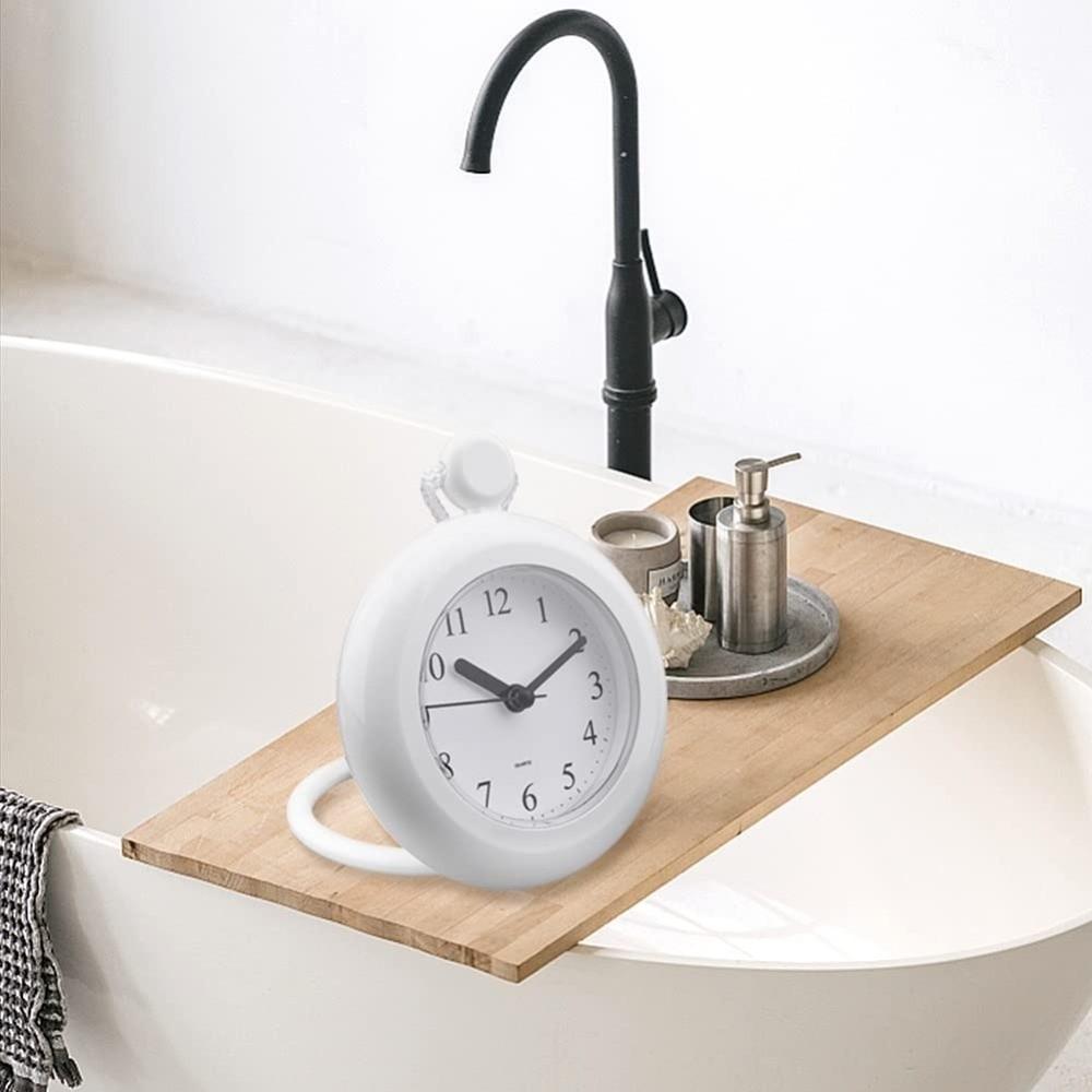 Plastic Waterproof Clock Nylon Lanyard Hanging Watch Unique Bathroom Clock  Kitchen Use
