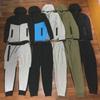 "2024 Men's Spring/Autumn Knitted Sport Suit: Hooded Cardigan Jacket & Sweatpants"