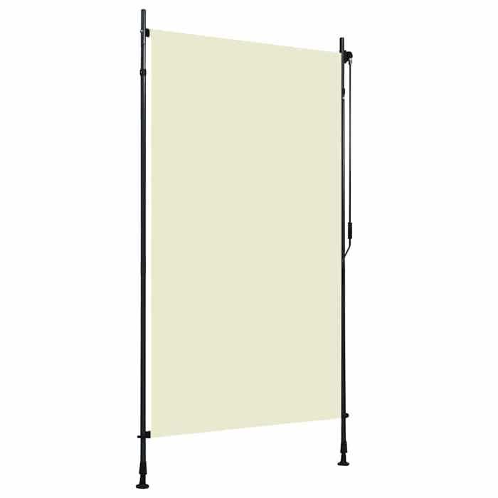 VidaXL Store Roulant d'Extérieur Ombre de Balcon Jardin Véranda Pergola Terrasse Résistant aux UV et à la Chaleur 120x270 cm 145940