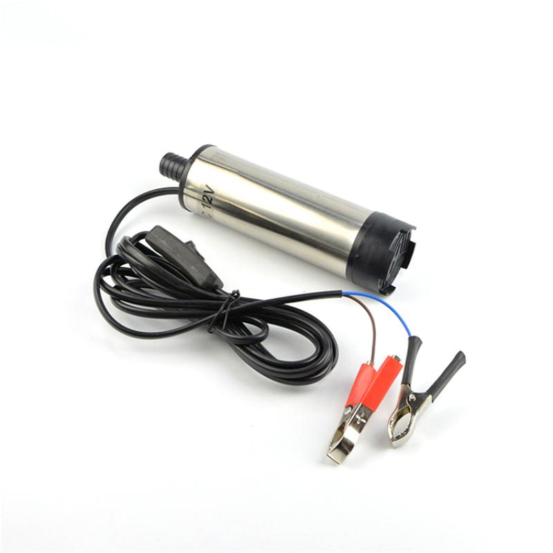 12v/24v Dc Electric Submersible Pump Fuel Transfer Pump Stainless Steel Shell 33l/min for Pumping
