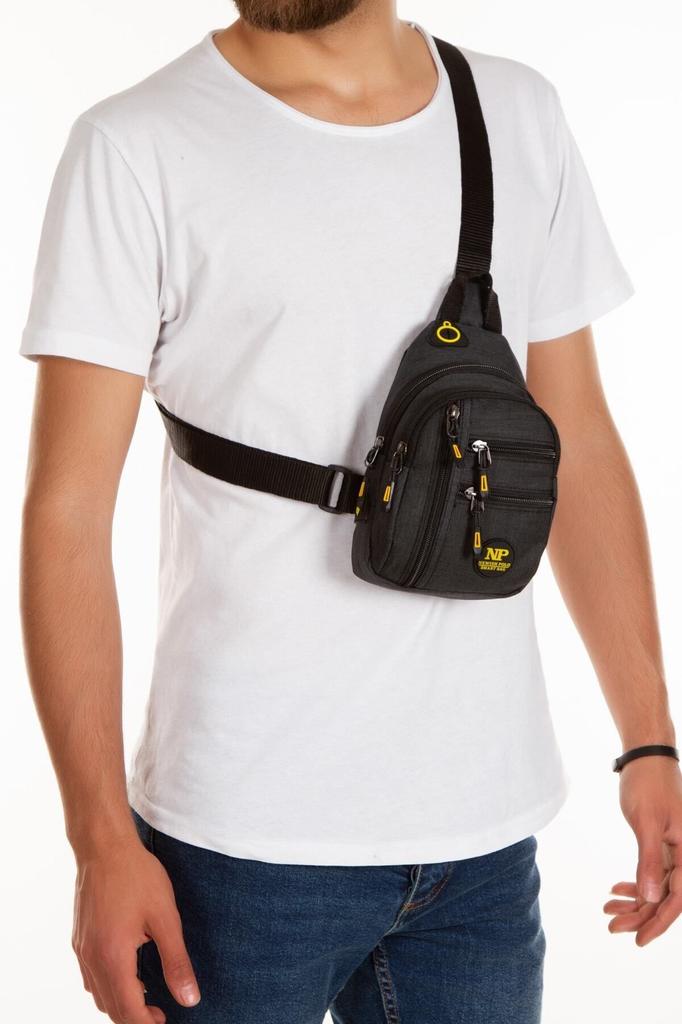 Women's Stylish and Useful Shoulder bag Unisex Waterproof Headphone USB Port Crossbody Bag Waist Shoulder And Chest Bag Daily Bodybag