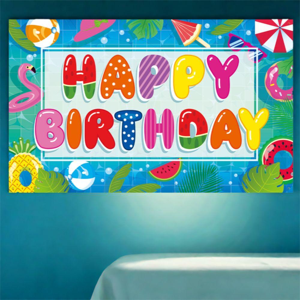 Lifebuoy Balloon Summer Pool Party Backdrop Beach Photography Background  Bridal Shower