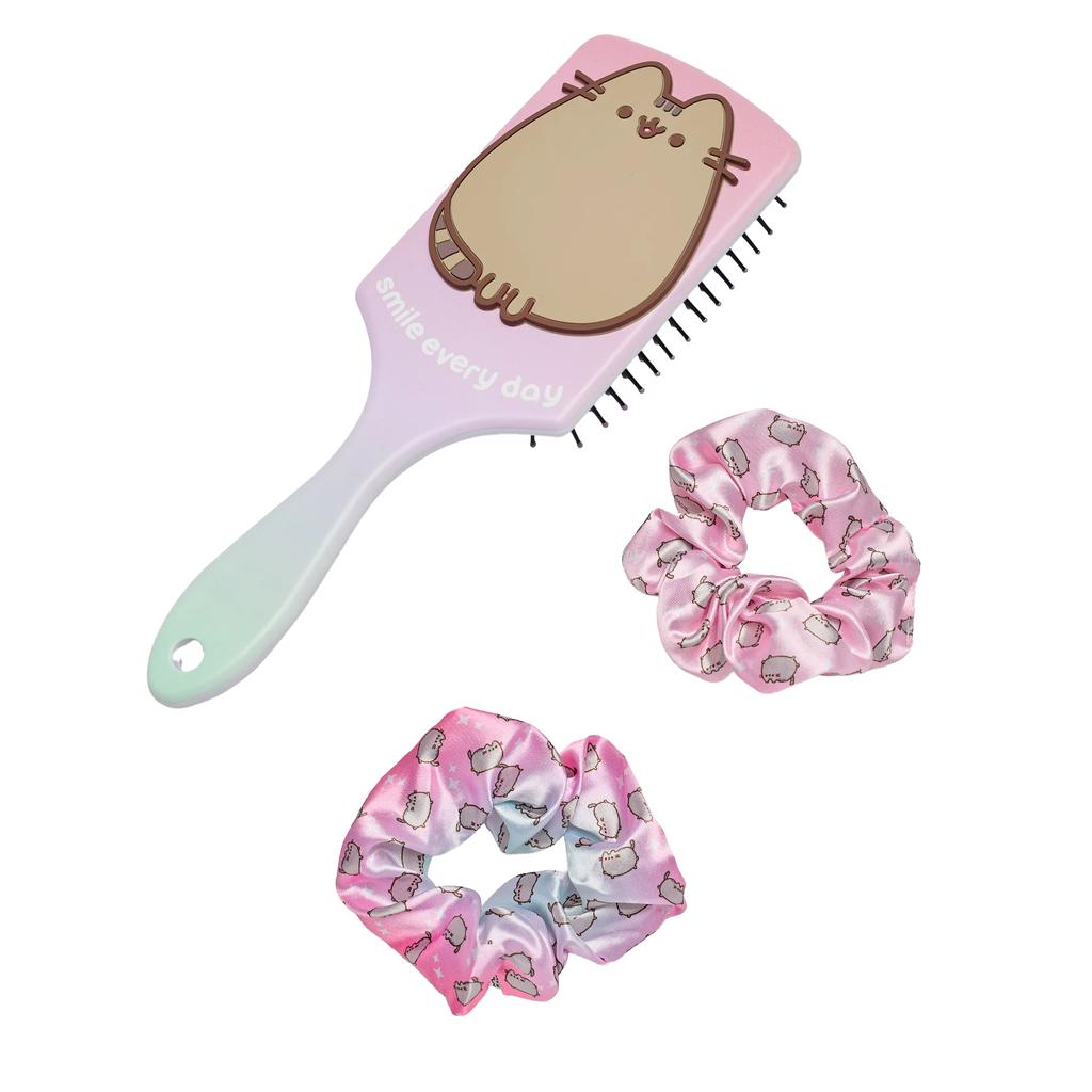 Pusheen Smile Every Day Hair Brush Set