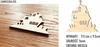 Hanging Decoration Halloween Wood H13 3 Pcs.