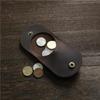 1 Pc Women's Small Genuine Leather Coin Wallet Children Mini Purses Hasp Money Clip Clutch Hobo Bags Gift Pouch New Manual Craft